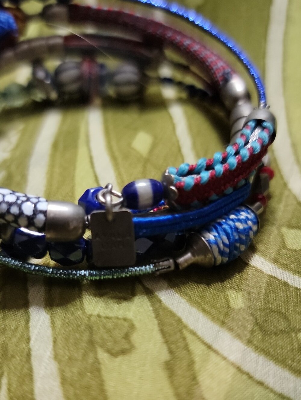 Ayala Bar Multicolor Beaded Wrap Bracelet - Picture 3 of 7